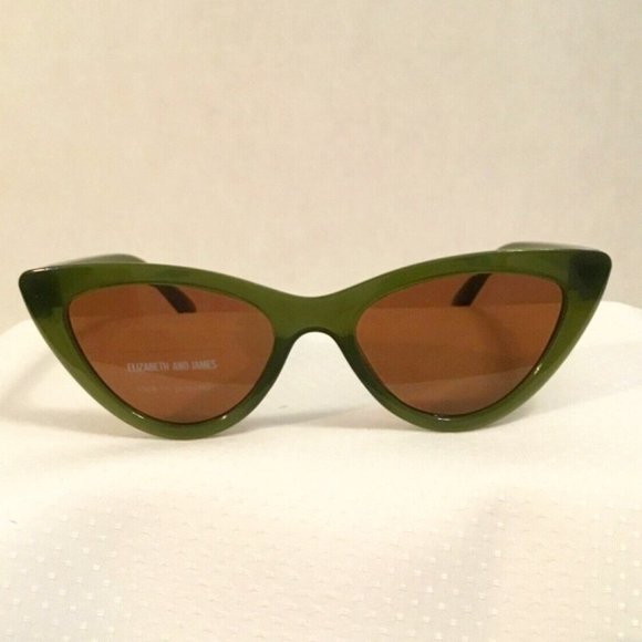 Accessories - Elizabeth and James== Green Cateye Sunglass==100% UV==NEW===only 1